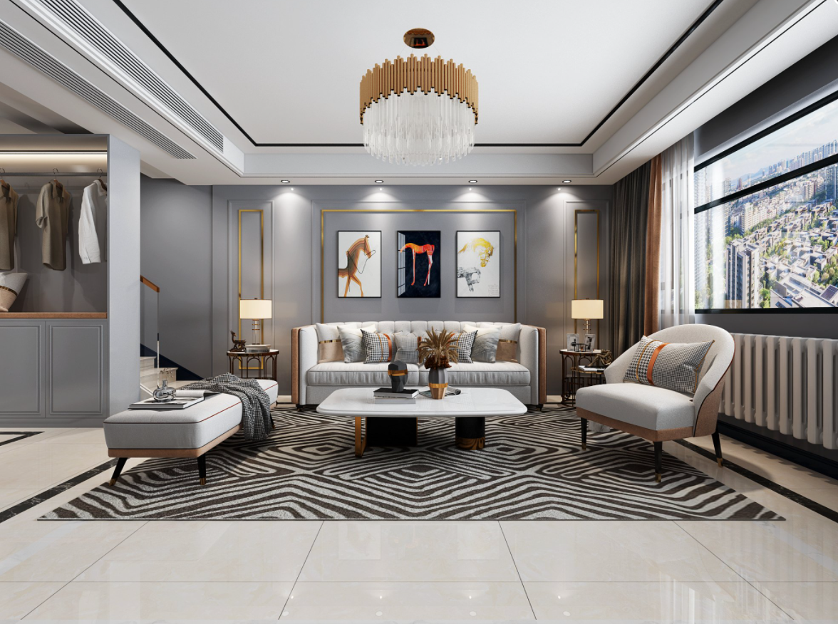 轻奢风家居装修设计-3