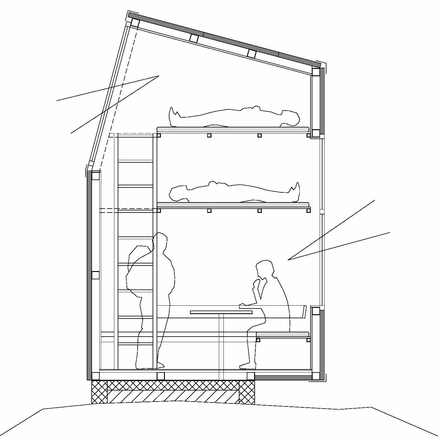 格林托维茨庇护所下的露营地丨斯洛文尼亚丨Miha Kajzelj architect-17