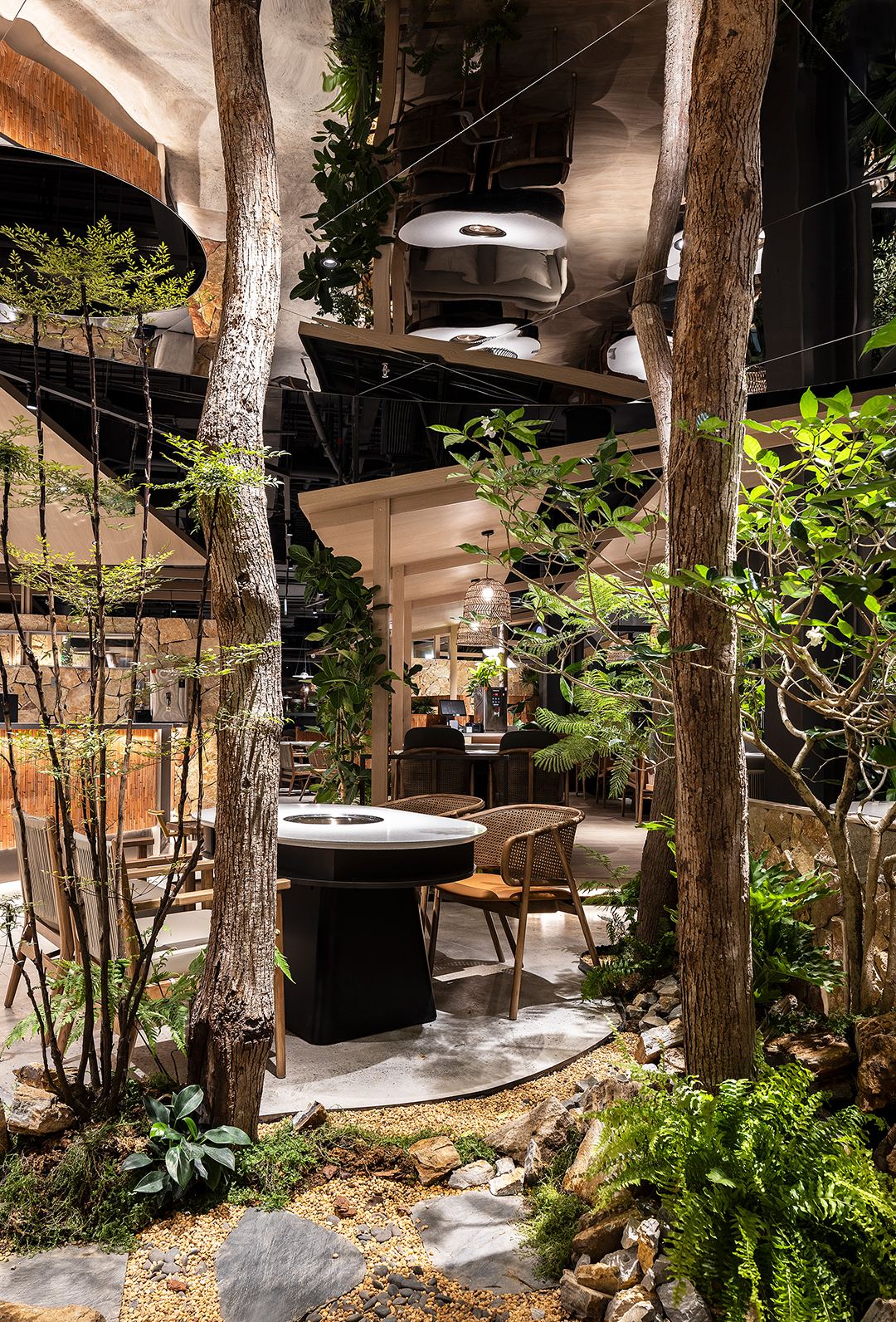 迷雾森林 · 深圳南山翠焱火锅 KALEDO 店丨中国深圳丨广州原计划设计-32