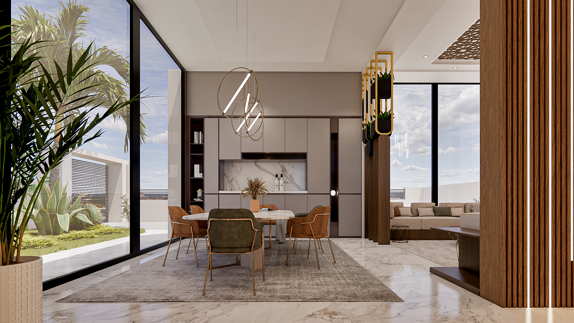 现代别墅室内设计丨ART’JB DESIGN-11