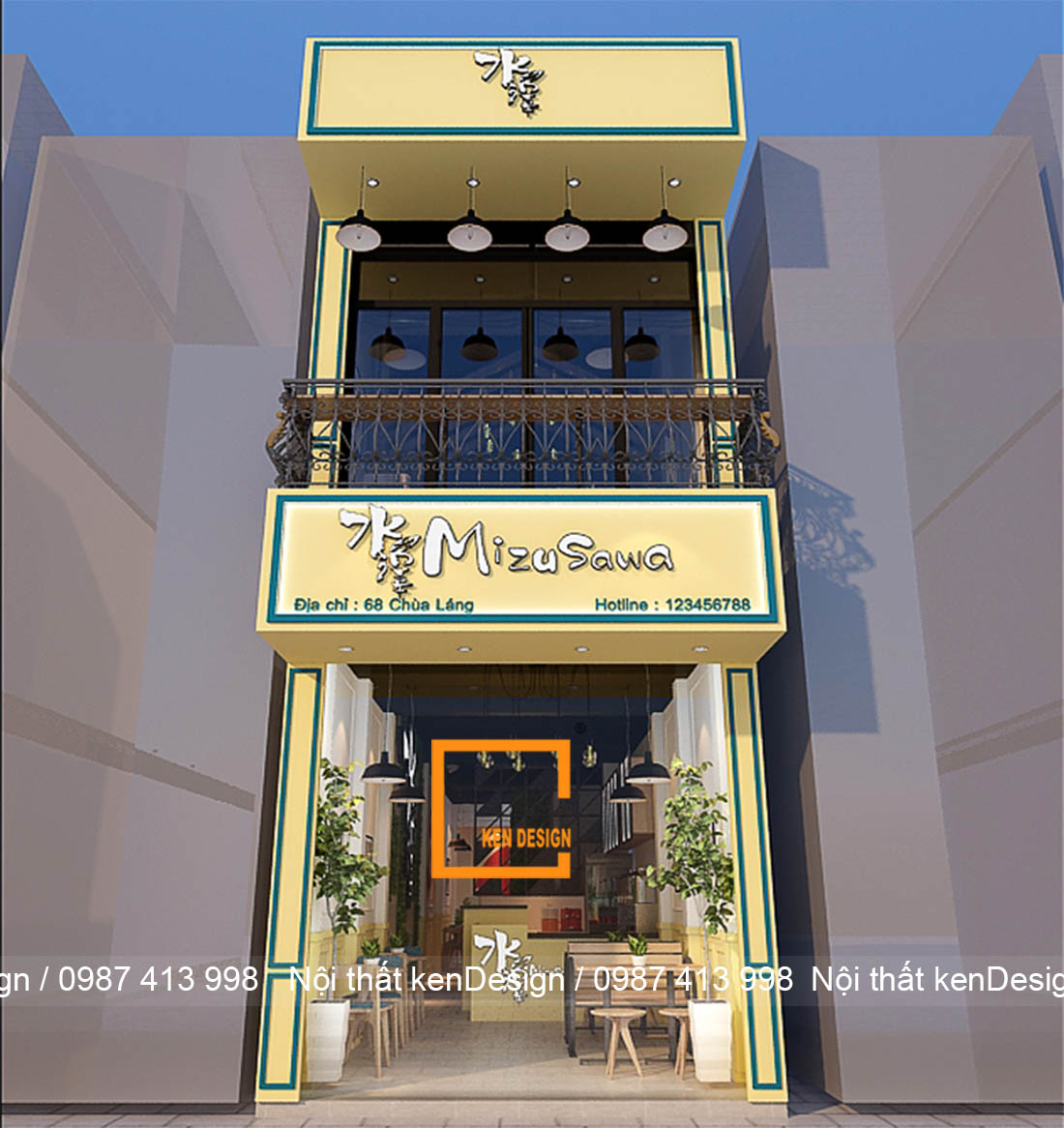 Mizusawa奶茶店设计丨越南河内丨Kendesign室内设计公司-21