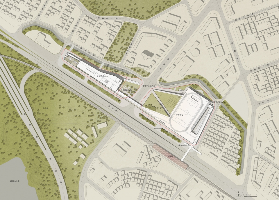 大浪文体中心中标方案 · 立方设计打造城市新地标-76