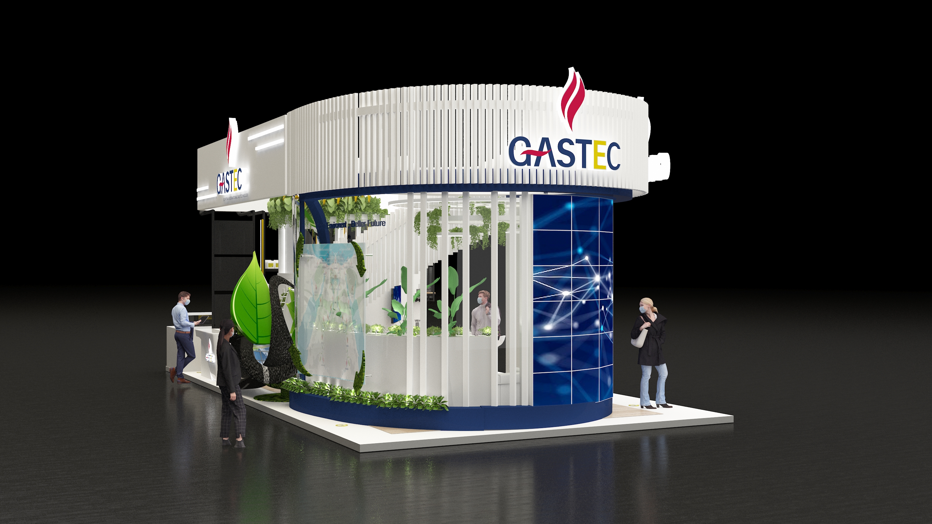 GASTEC 展位设计埃及石油展 2023-8