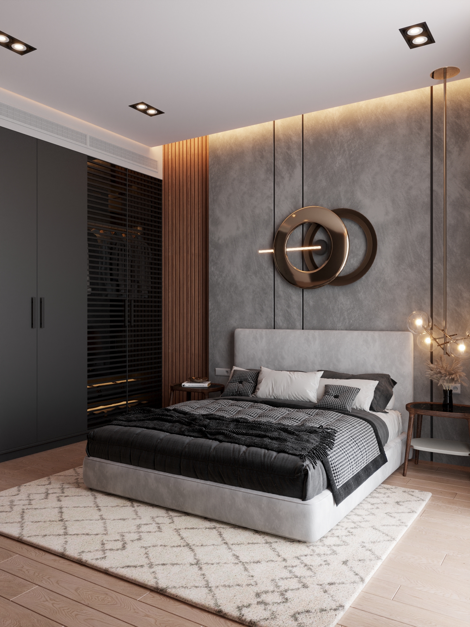 HO TRAM VILLA 主卧及卫生间设计丨Hao Vo 和 Hoang Nguyen-5