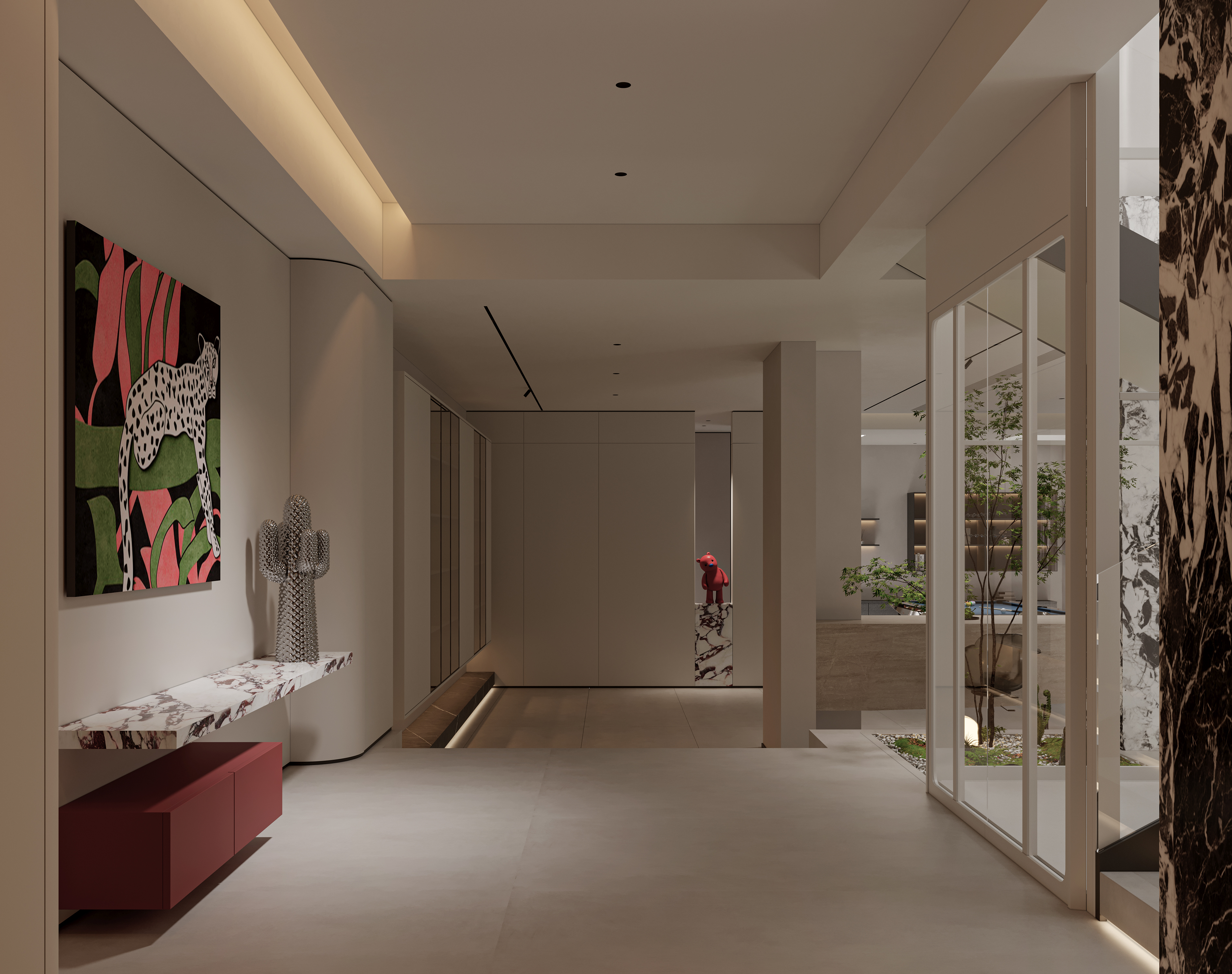 挑空别墅丨晫易视觉-49