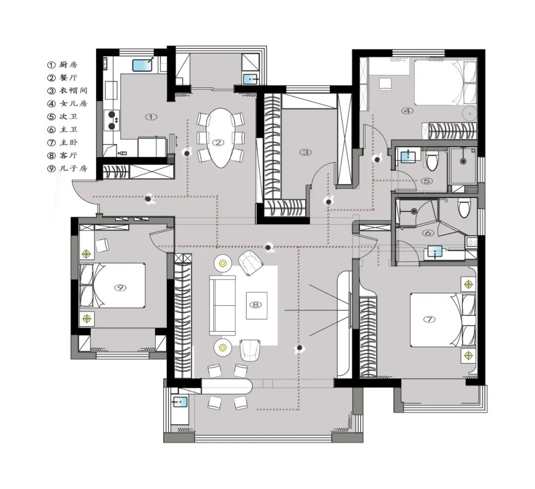 现代轻奢私宅丨中国洛阳丨蓦然设计工作室-18