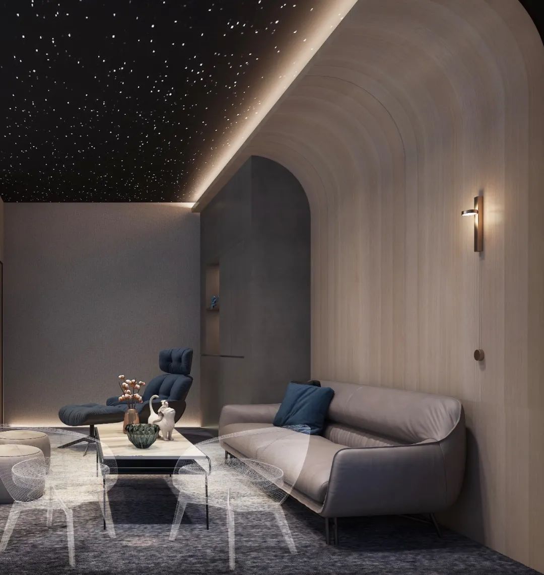 马思设计 | 现代轻奢别墅,打造理想生活空间-28