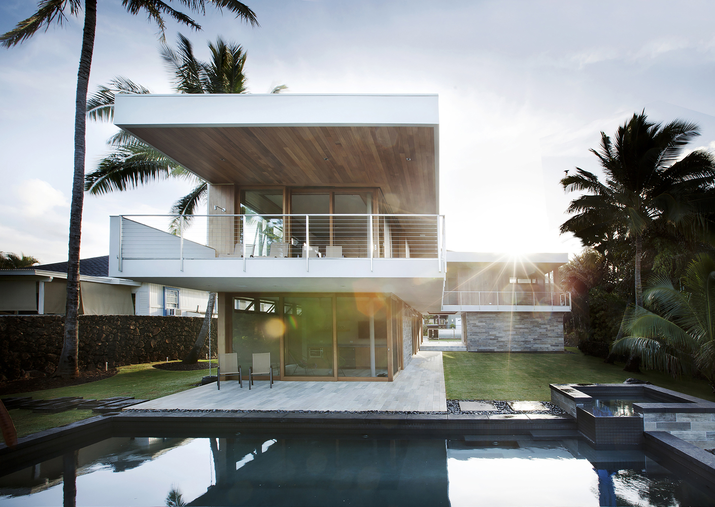 考艾岛南岸现代夏威夷风格海景别墅-22