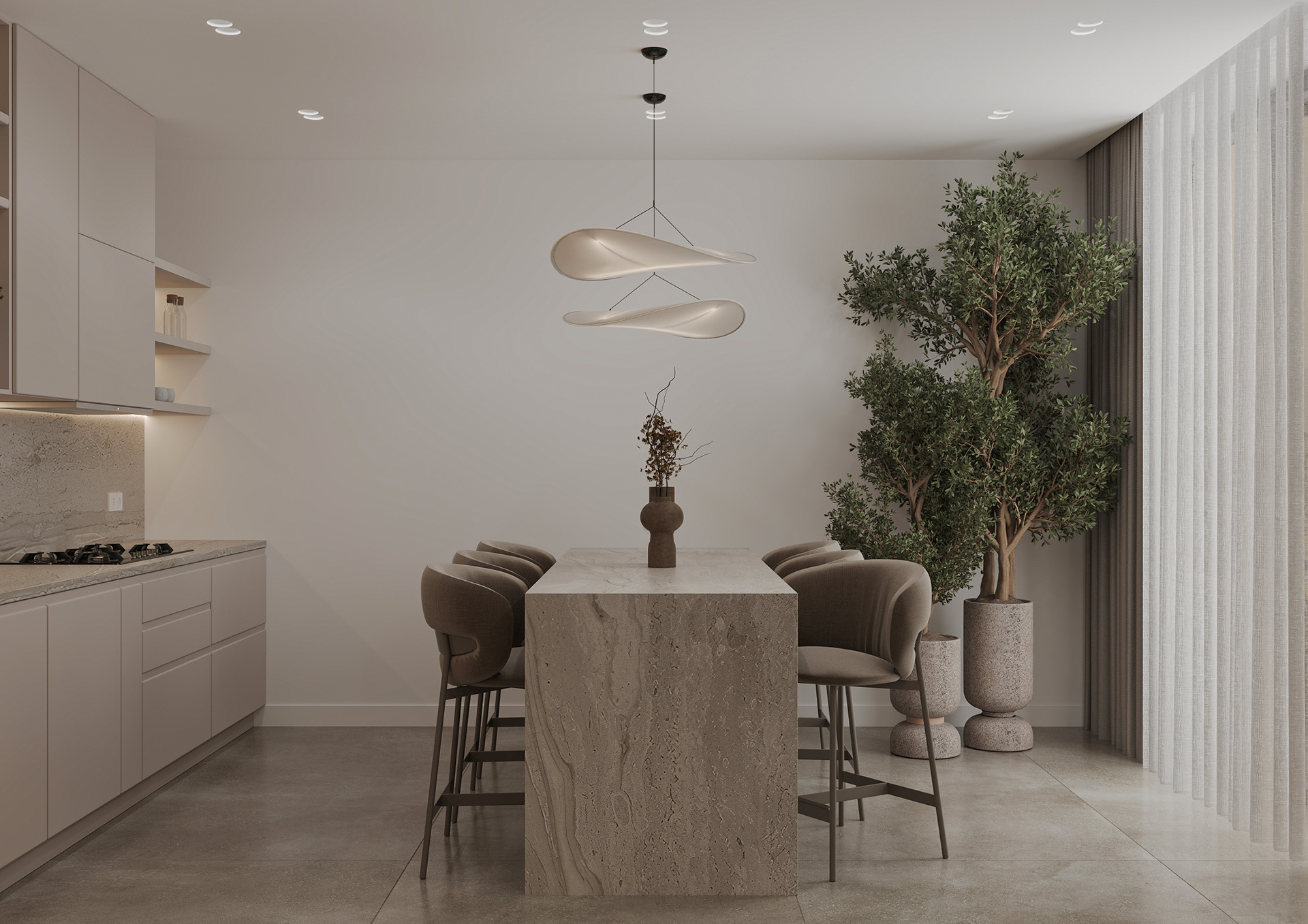 Scandinavian private house interior design-18