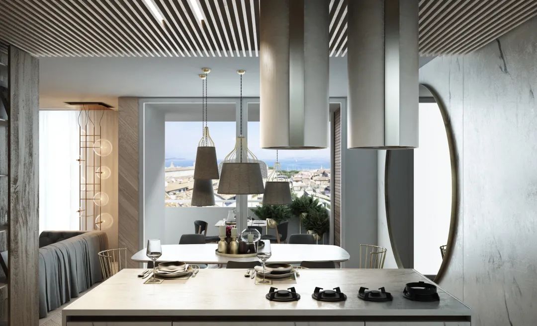 意大利伦巴第湖景大平层丨当地知名设计团队-18