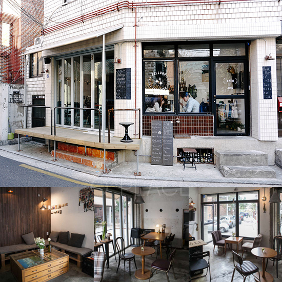韩式清新 10 坪小咖啡馆设计-1