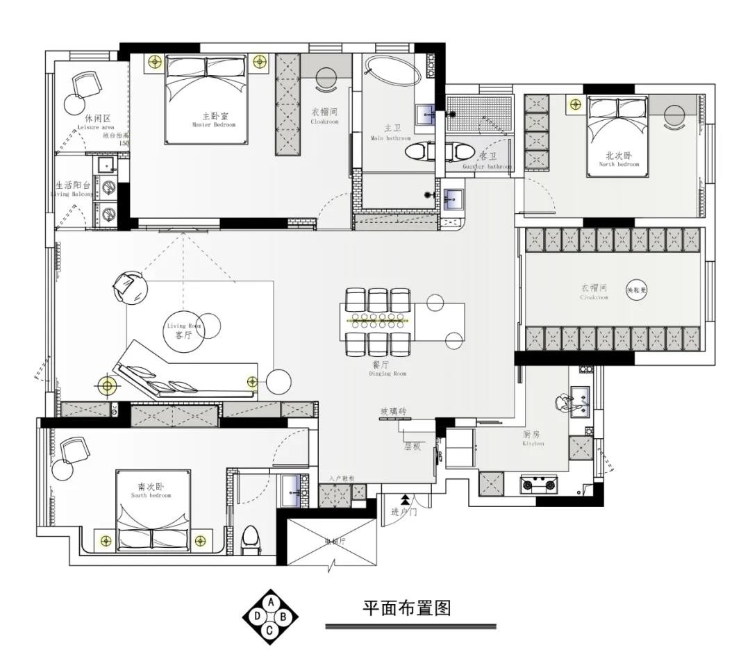 金隅南七里现代简约大三居丨中国合肥-43