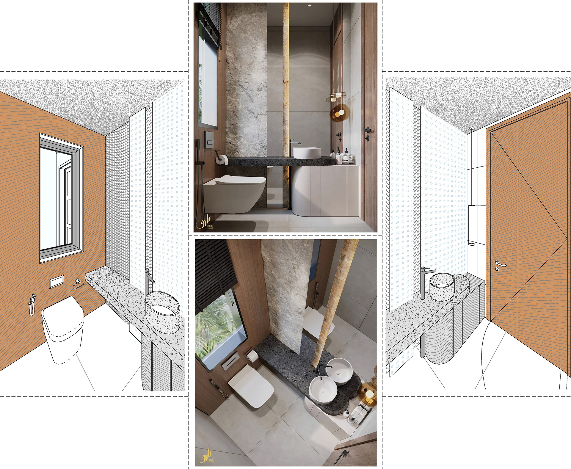 A·A 现代别墅室内设计丨沙特阿拉伯丨Bariq Consultants-27