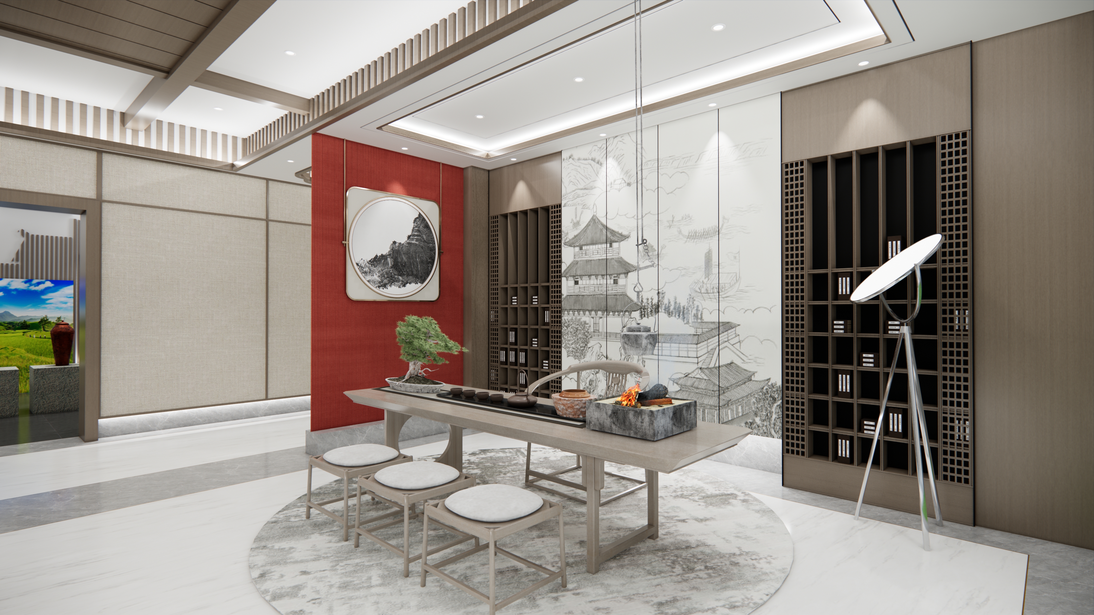 广西某民宿大厅设计-3