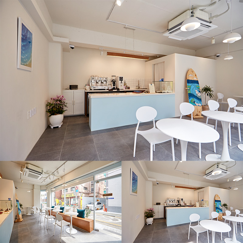 简约时尚的 12 平米咖啡店设计-1