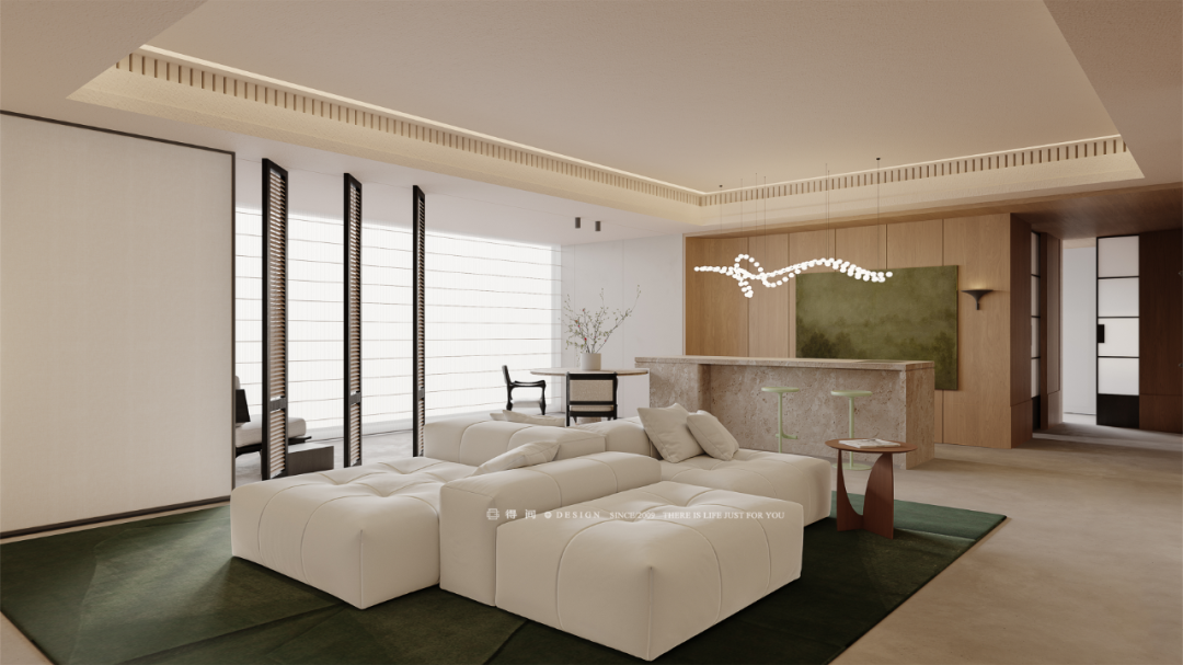 得间设计丨精装改法式婚房，将时光浸润在260㎡的质感新居里-56