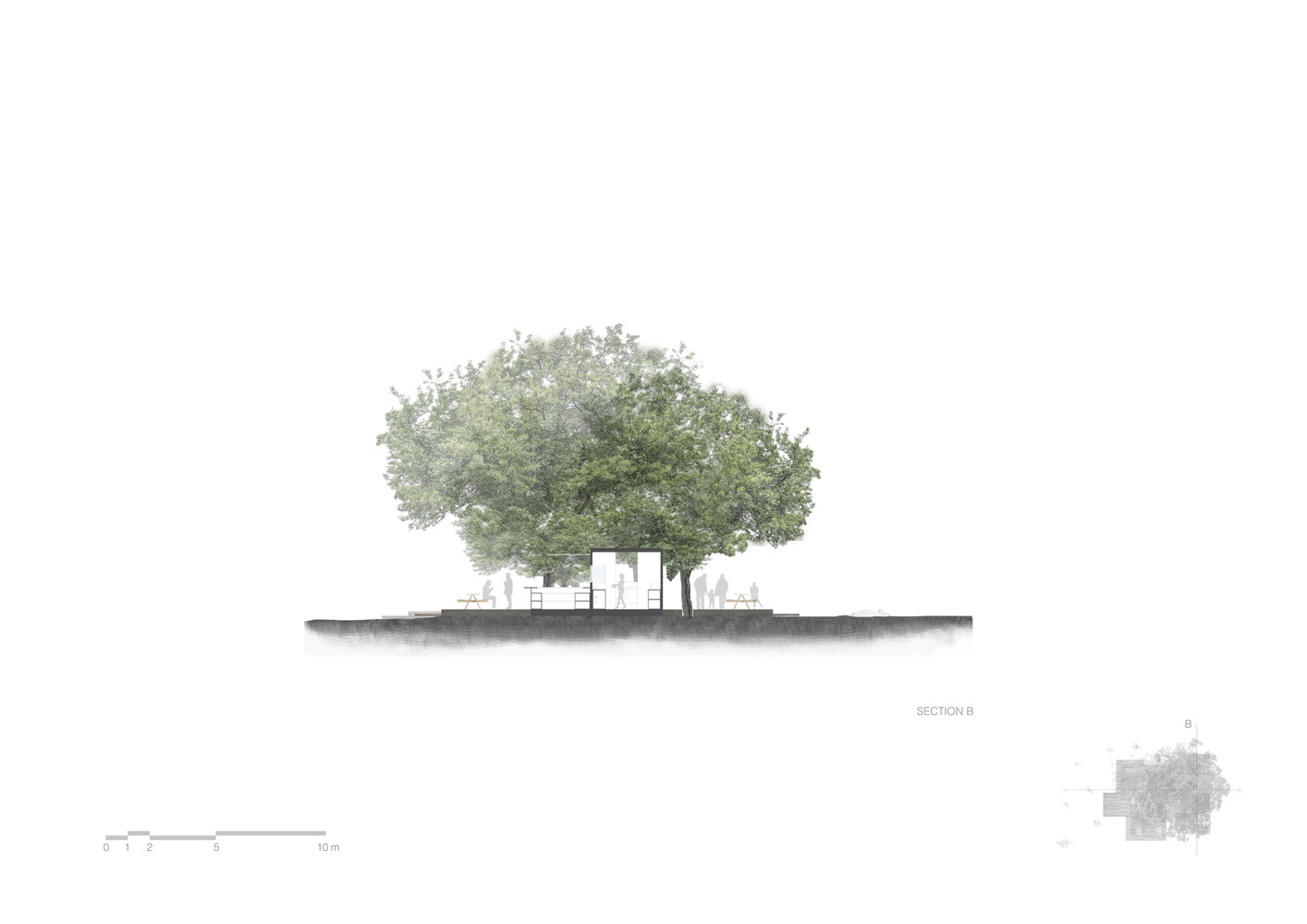 博物馆提案在考顿钢灯柱中展示漂浮的小雕像-39