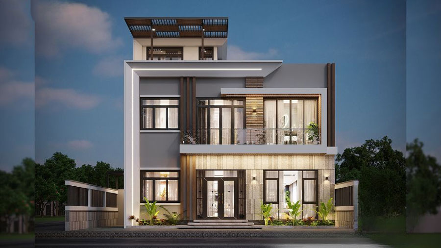 35 + 2  5层别墅设计案例精选-18