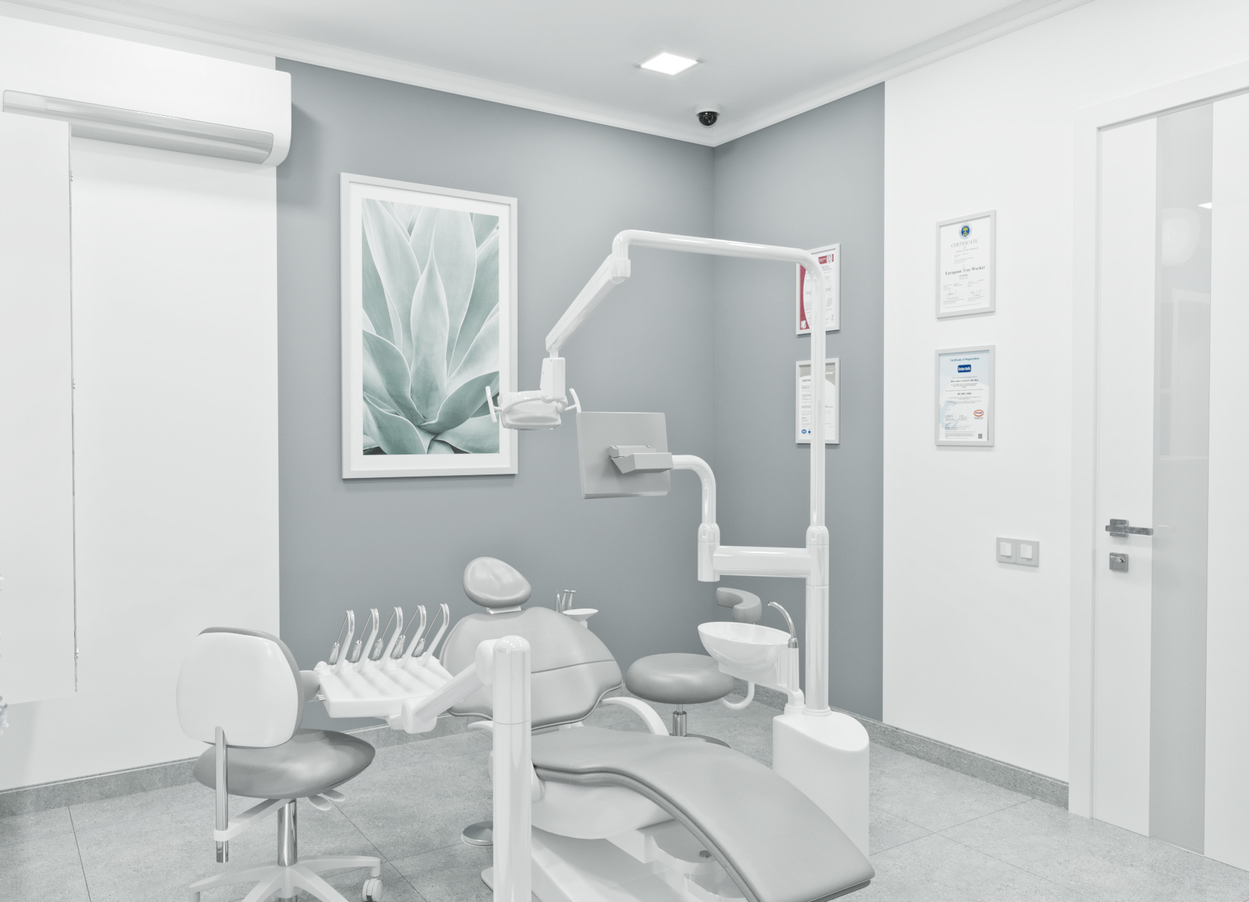 Dental Clinic - dental clinic interior design-16