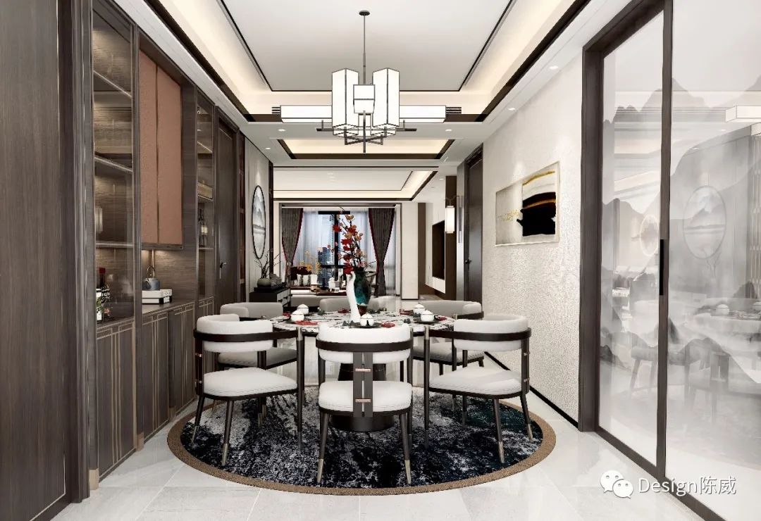 陈威设计『三江·匯』 | 轻奢新中式，优雅与质感的完美结合-93