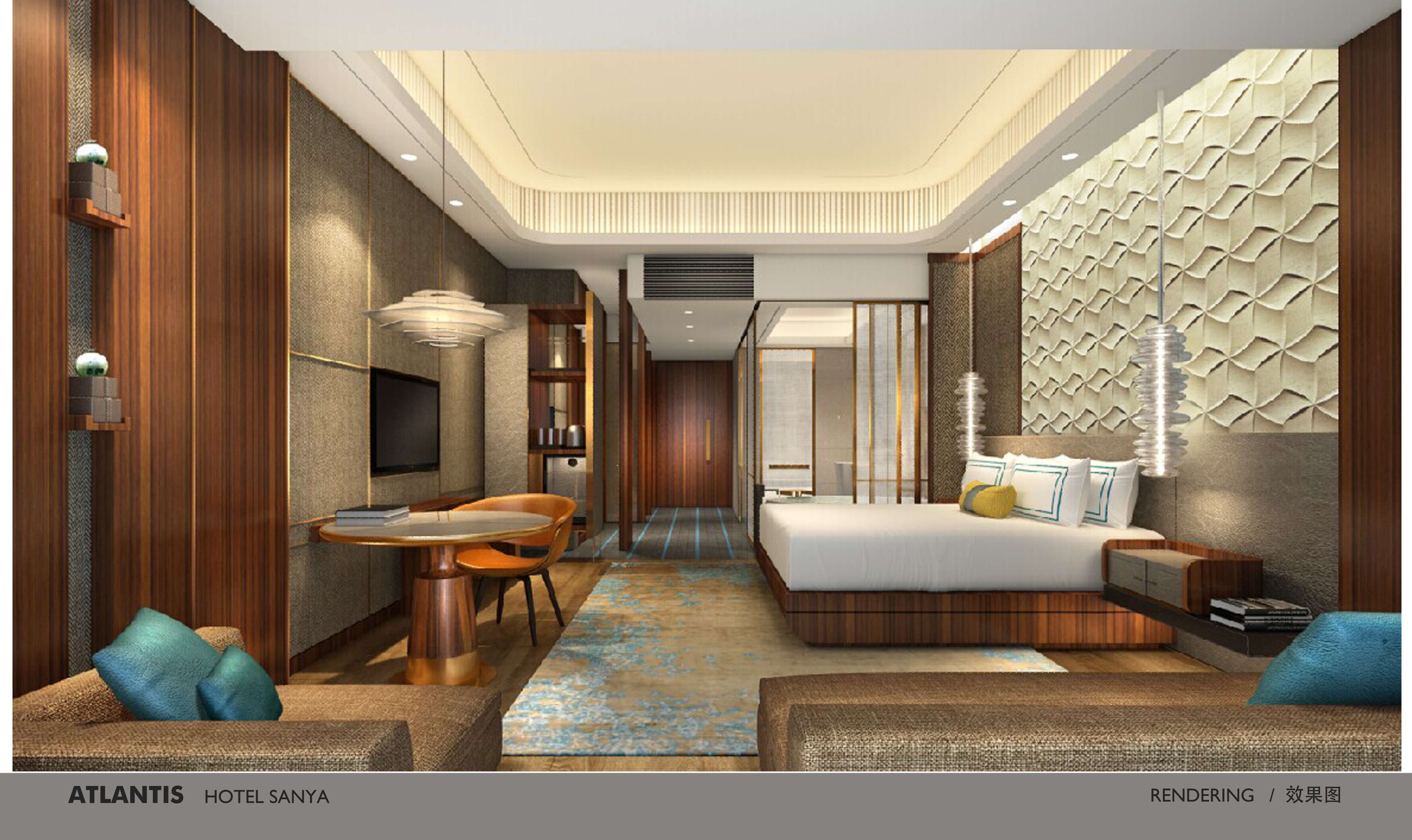 CCD－三亚亚特兰蒂斯酒店客房概念设计方案效果图-14