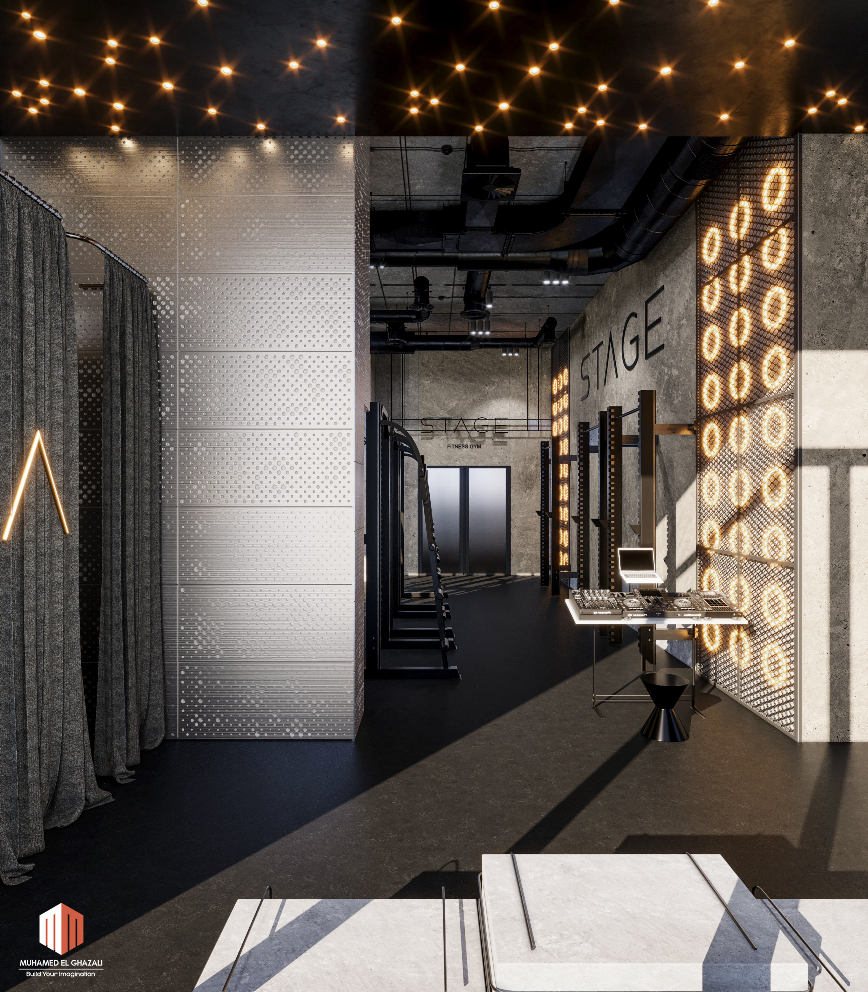 健身房设计丨卡塔尔-13