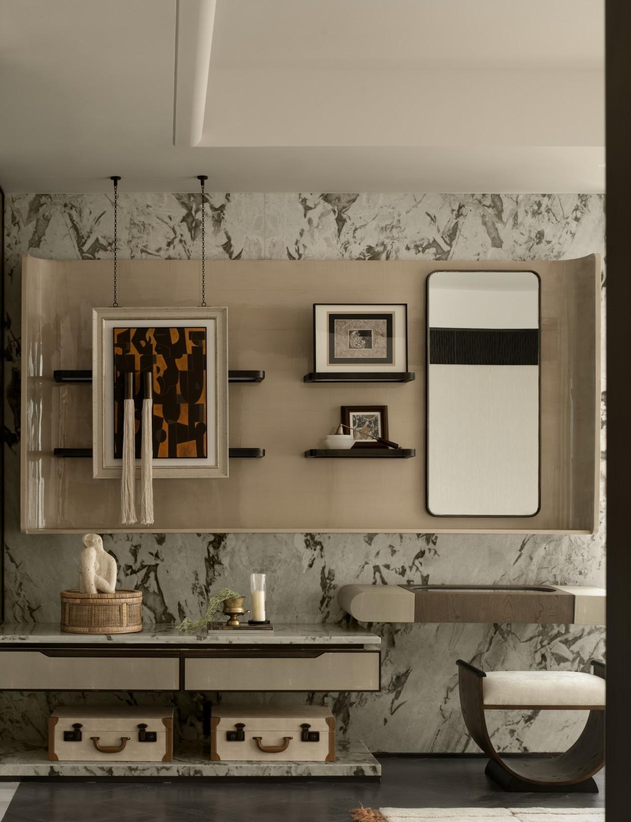 重庆龙湖 · 凤栖湖畔143㎡丨中国重庆丨软装元禾大千,硬装大森设计-15