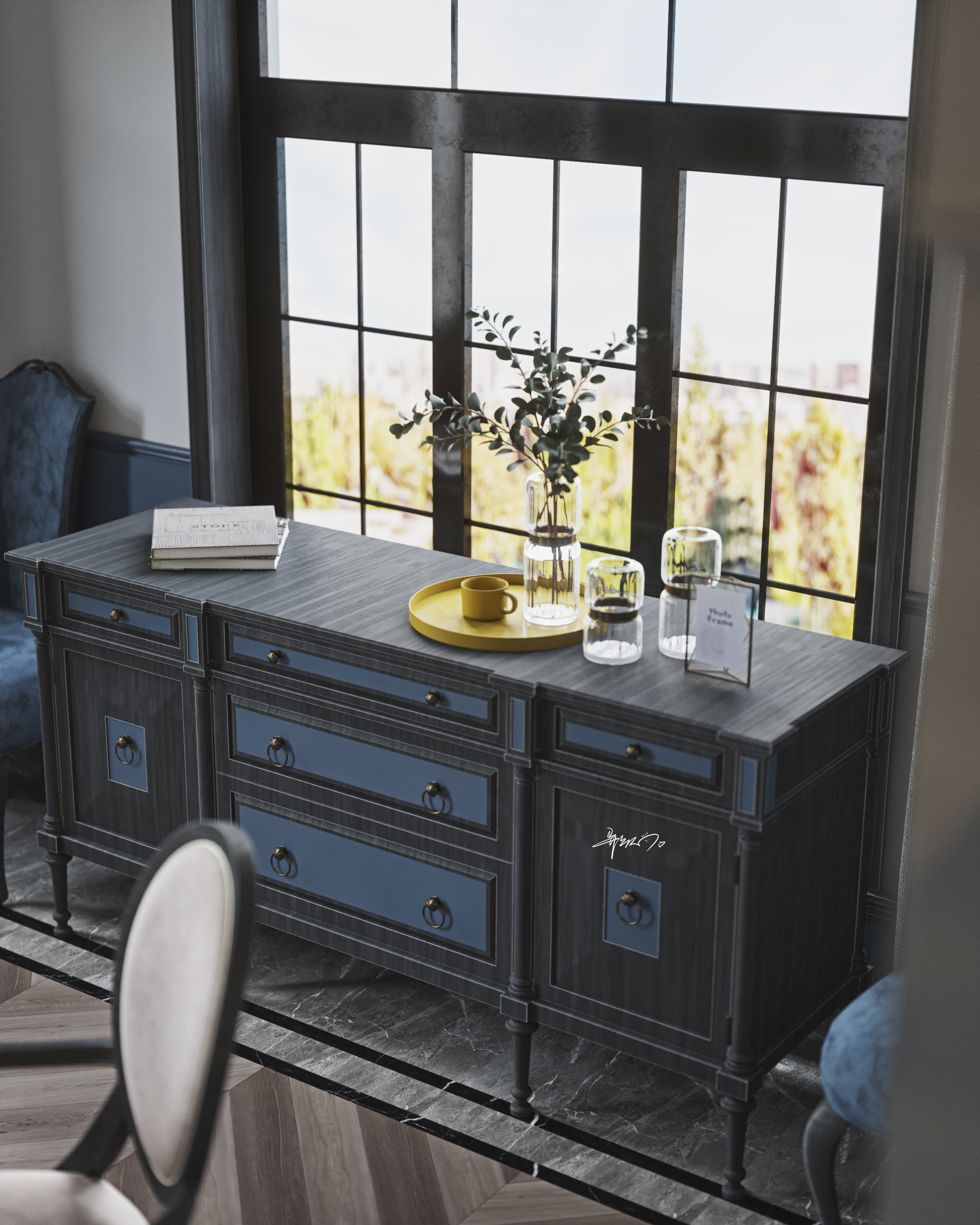 现代美式风格打造舒适生活空间-5