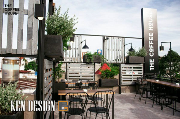 Thiết kế nội thất quán cafe The Coffee House - Quang Trung-15