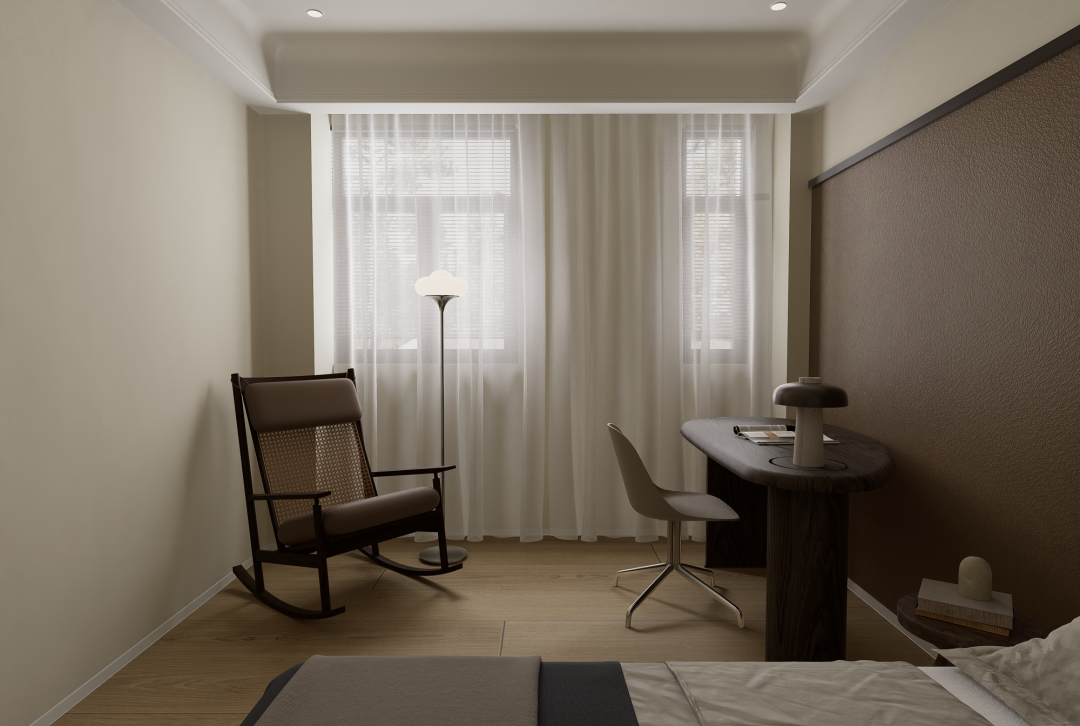 东莞万科城市高尔夫花园轻法 · 中古风设计丨中国东莞丨DP 设计-58