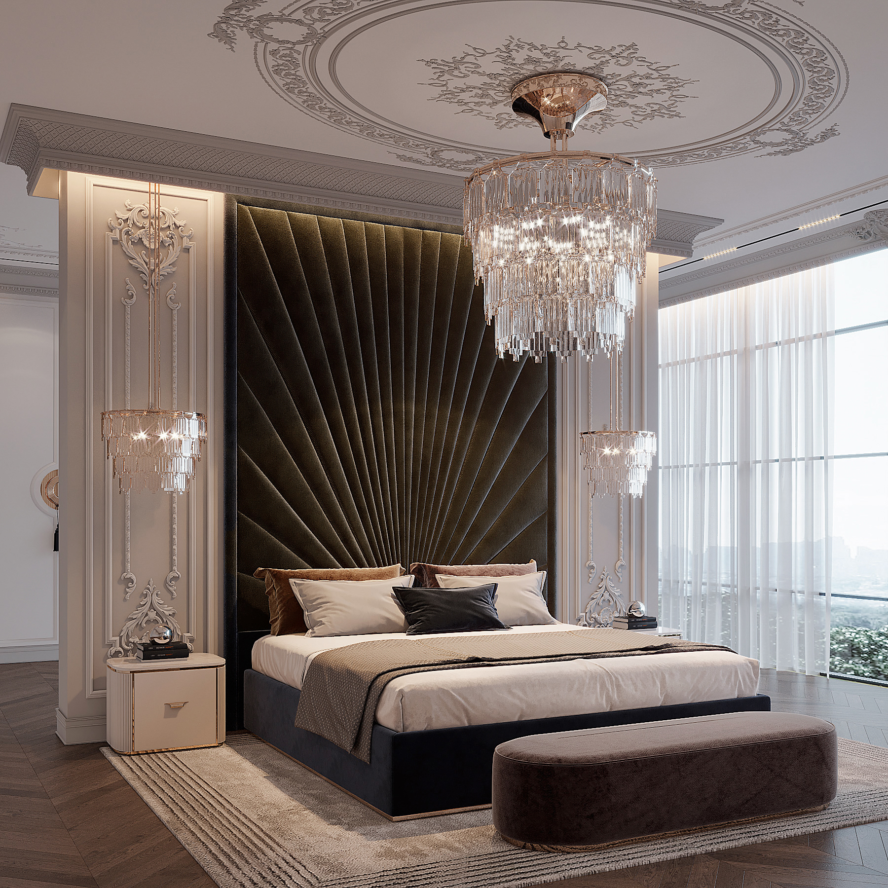 豪华卧室丨Mohammed Yossef-14