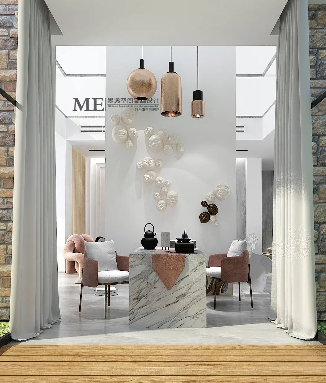 265㎡碧桂园别墅 | 现代简约，情感交流的空间设计-33