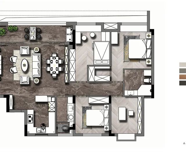 南昌 180㎡现代简约大气之家丨中国南昌丨华浔品味-13