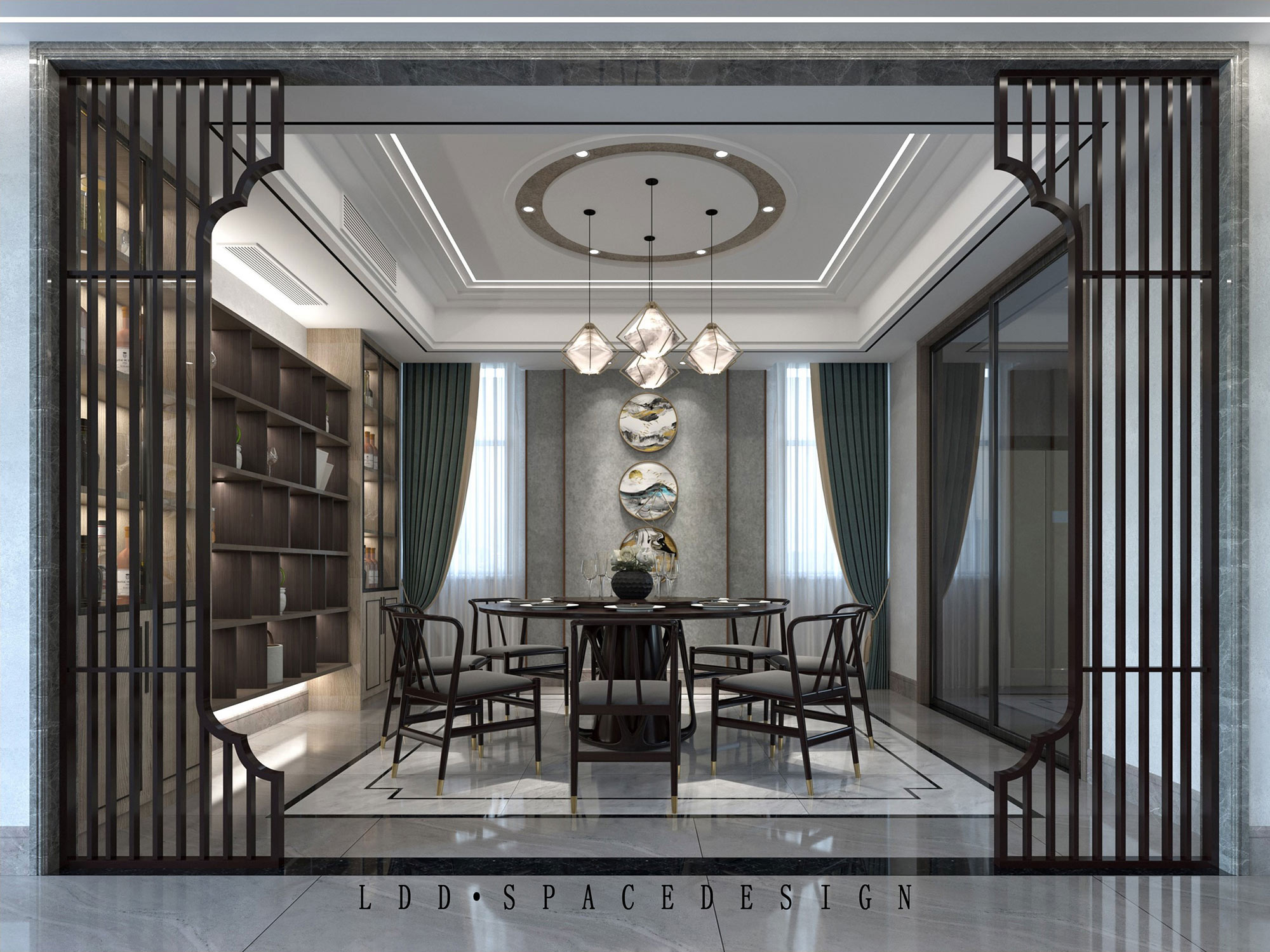 新中式雅居,LDD 周良设计诠释东方美学-12