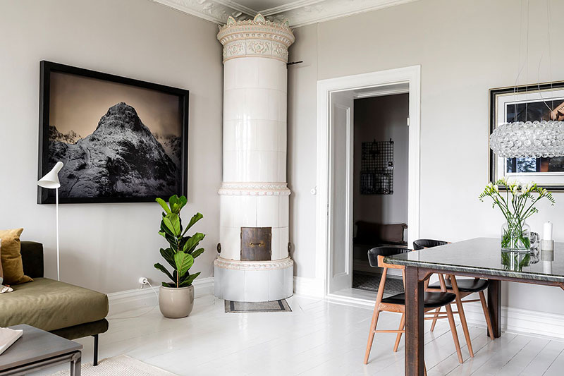 格特堡优雅斯堪的纳维亚公寓-9