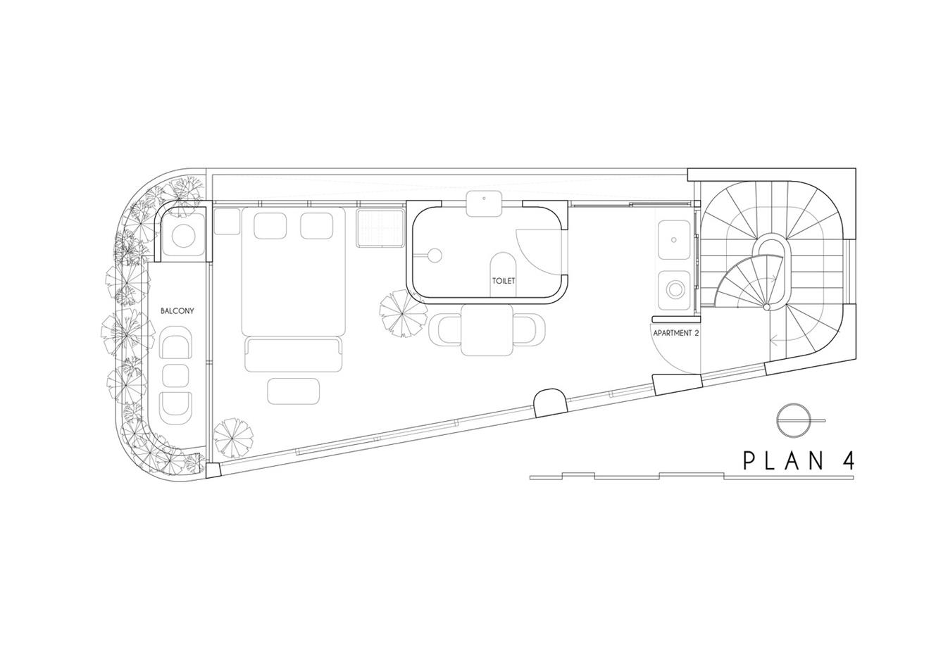 越南红楼结合咖啡厅和公寓设计丨戈者设计,Chon.a建筑事务所-25