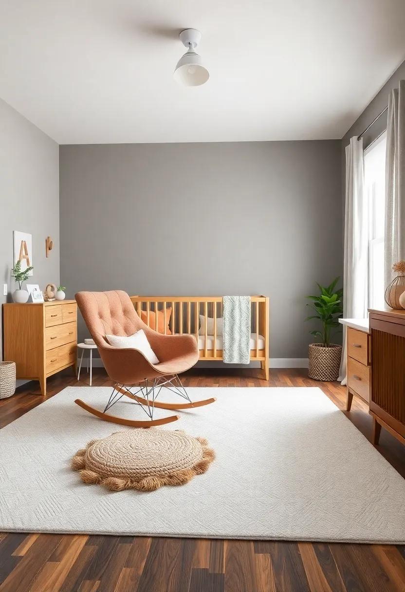 设计带舒适摇椅的完美育儿室-126