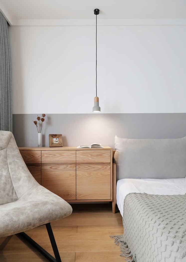 四居室无客厅设计 | 功能齐全,环保实木定制-22