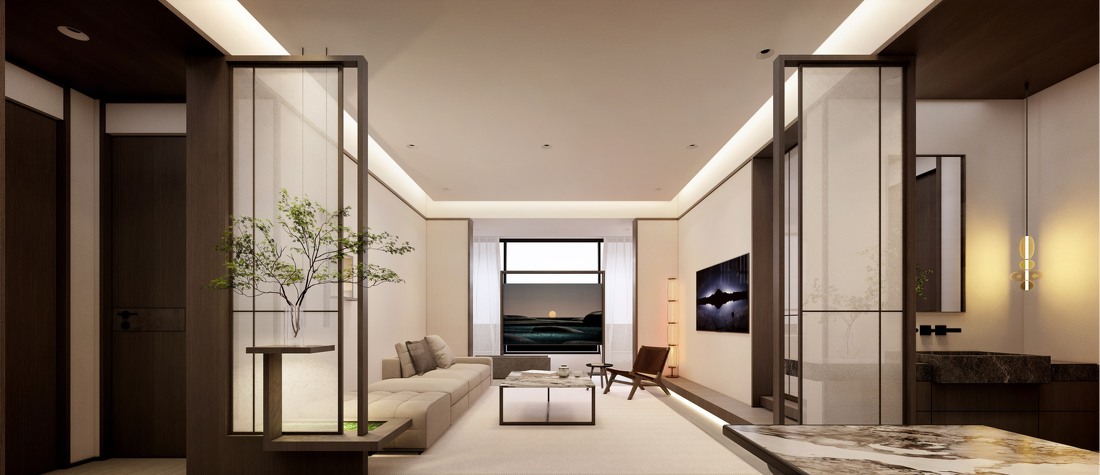 100平米日式现代风-0