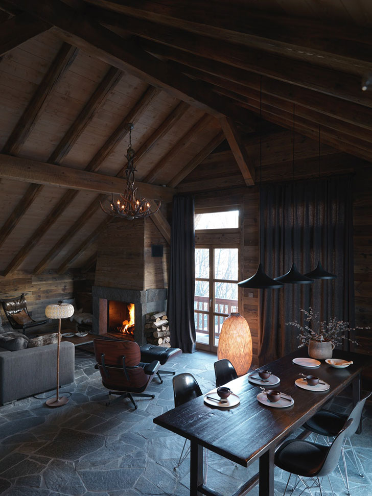 法式深色调时尚小木屋-2