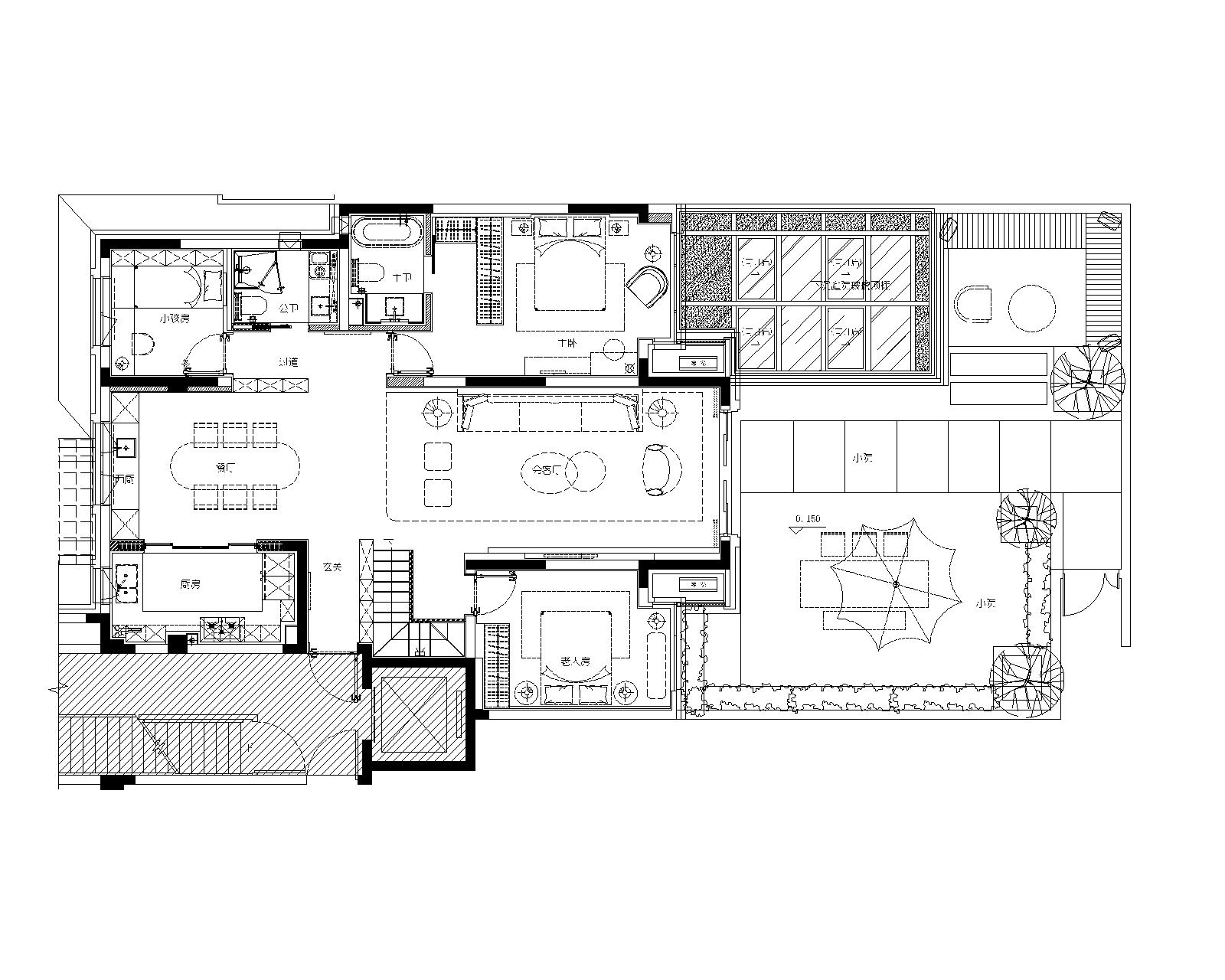 396㎡温雅艺术大宅，舒意生活，比诗浪漫！ | 伶居设计-41