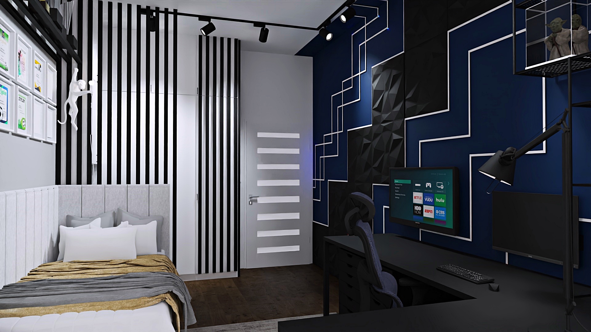 男孩的房间丨波兰华沙丨Monika Pietras-4