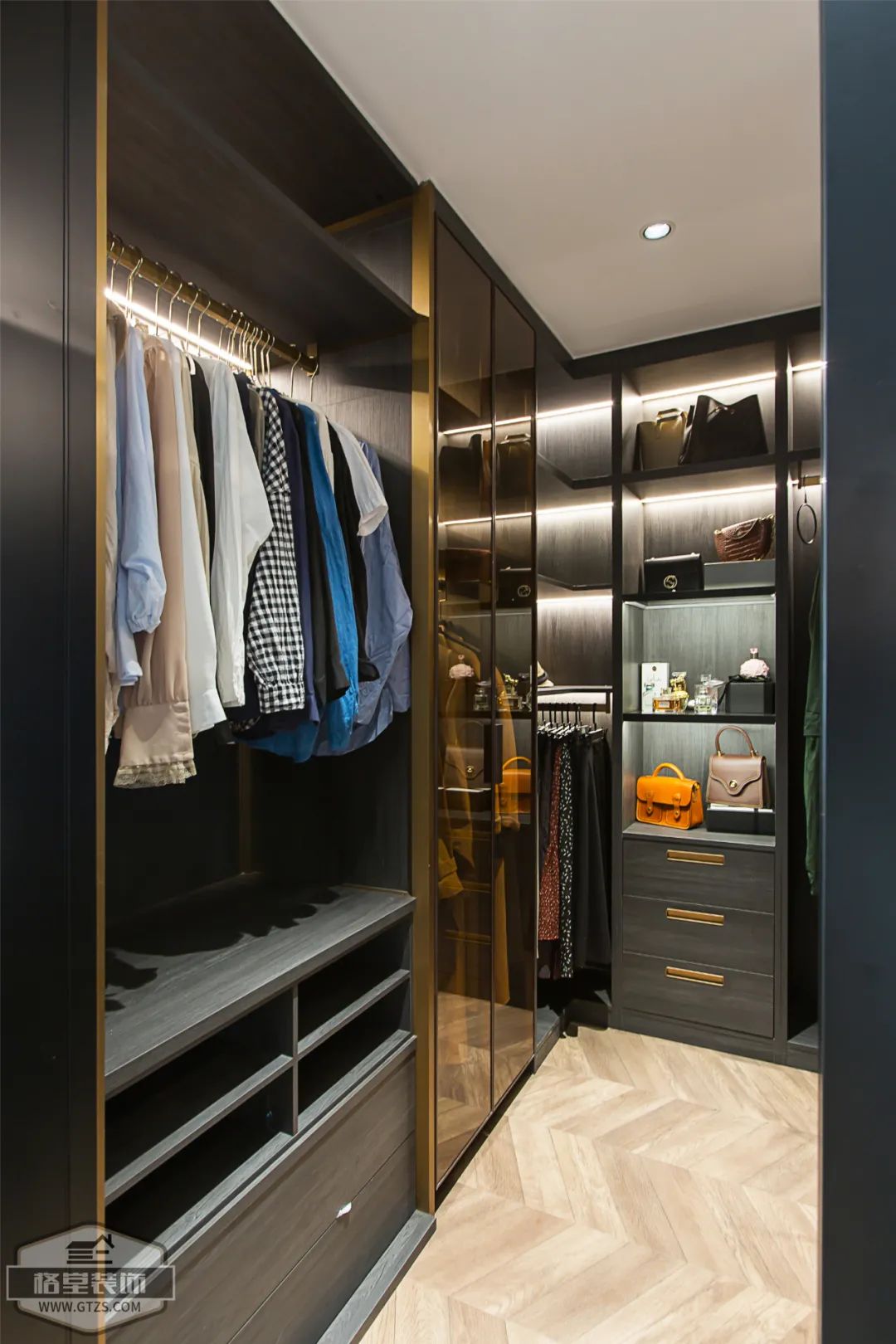 现代风格金河湾 161㎡家居设计丨格堂装饰-28