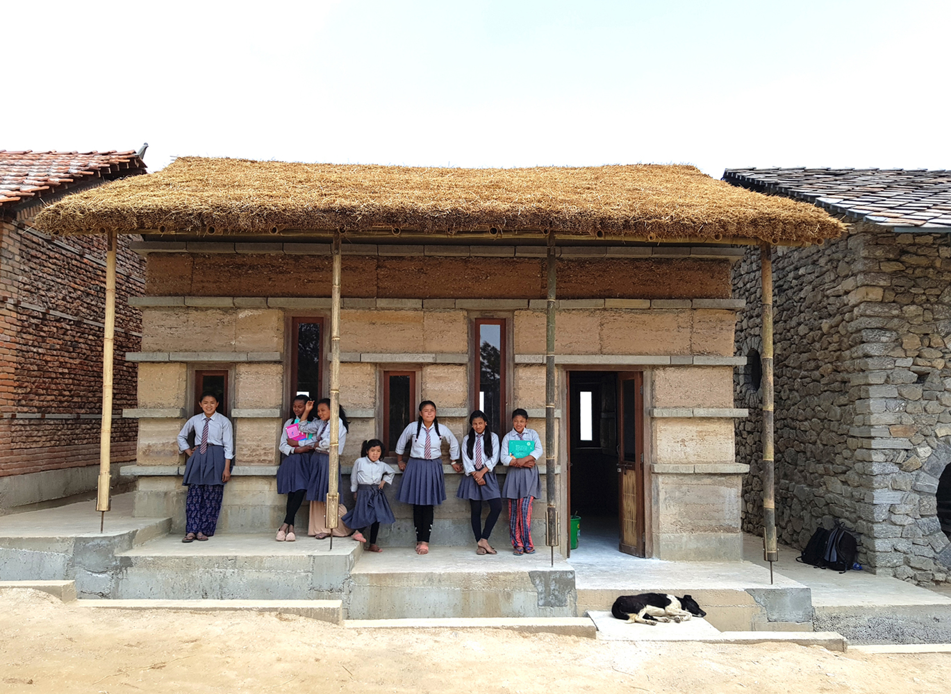 尼泊尔 Dhoksan 小学扩建工程丨supertecture gUG-21