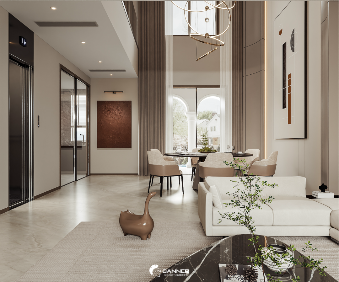 425㎡现代轻奢之居丨杨磊-36