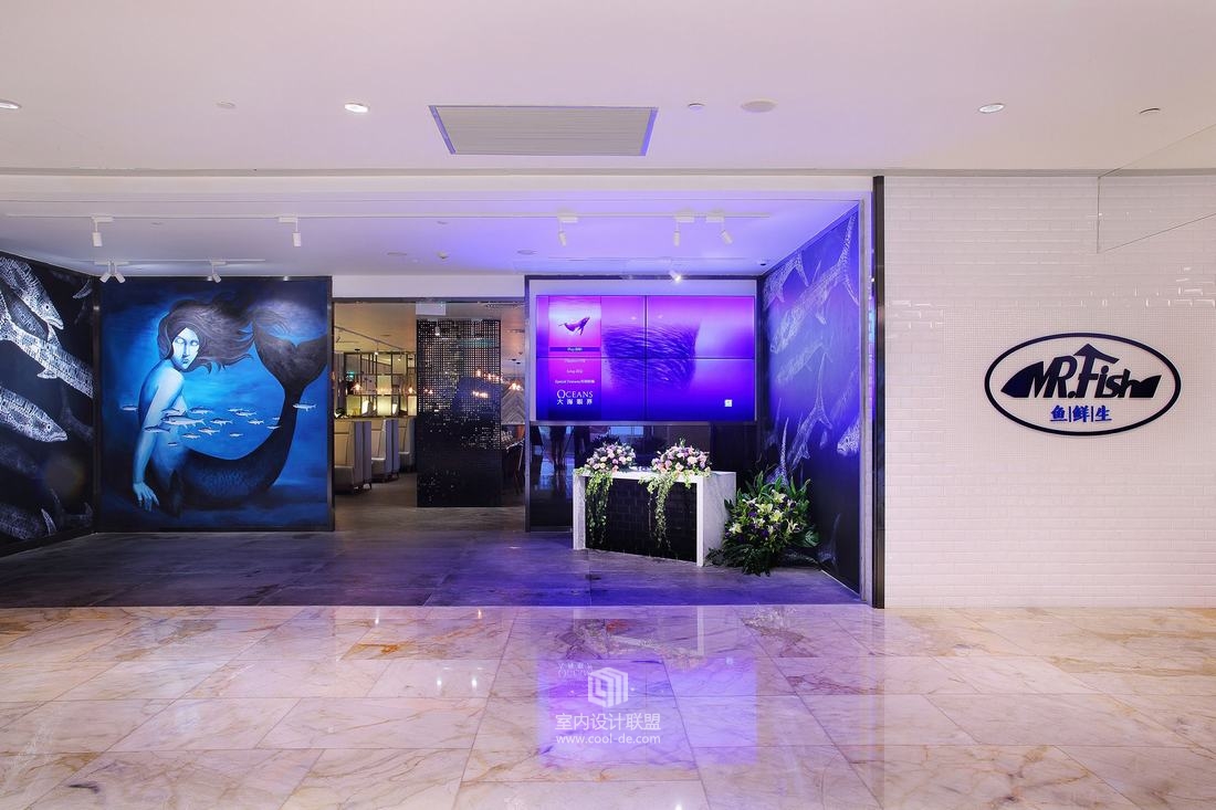 鱼鲜生海鲜餐厅--来轩建筑装饰设计-18