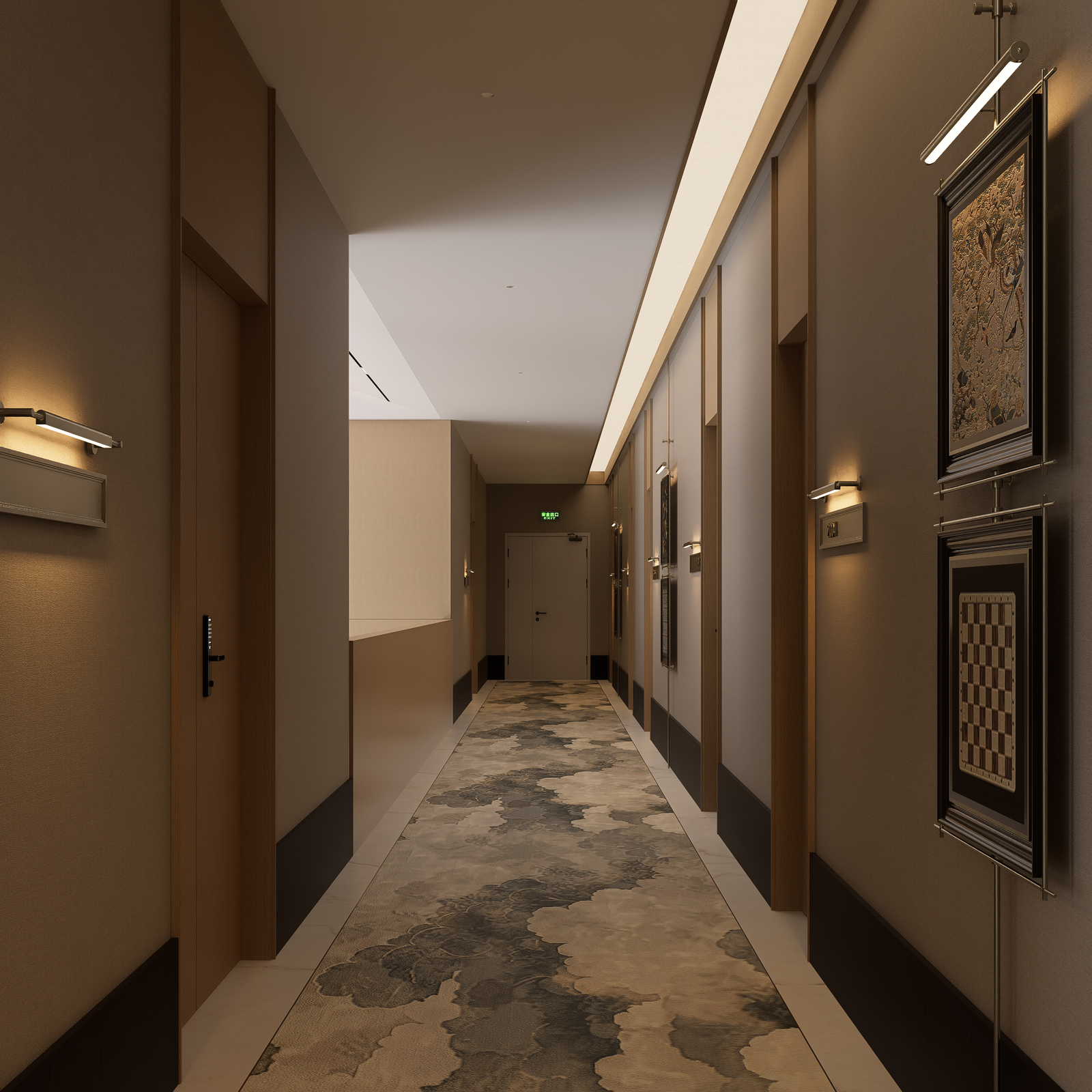 现代原木民宿&酒店设计效果-7