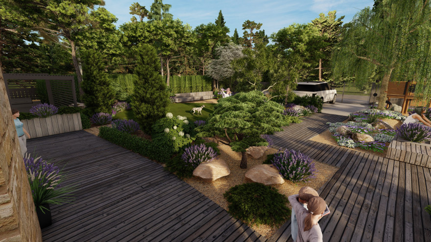 私人花园“现代 丘岗”设计项目丨俄罗斯圣彼得堡-10