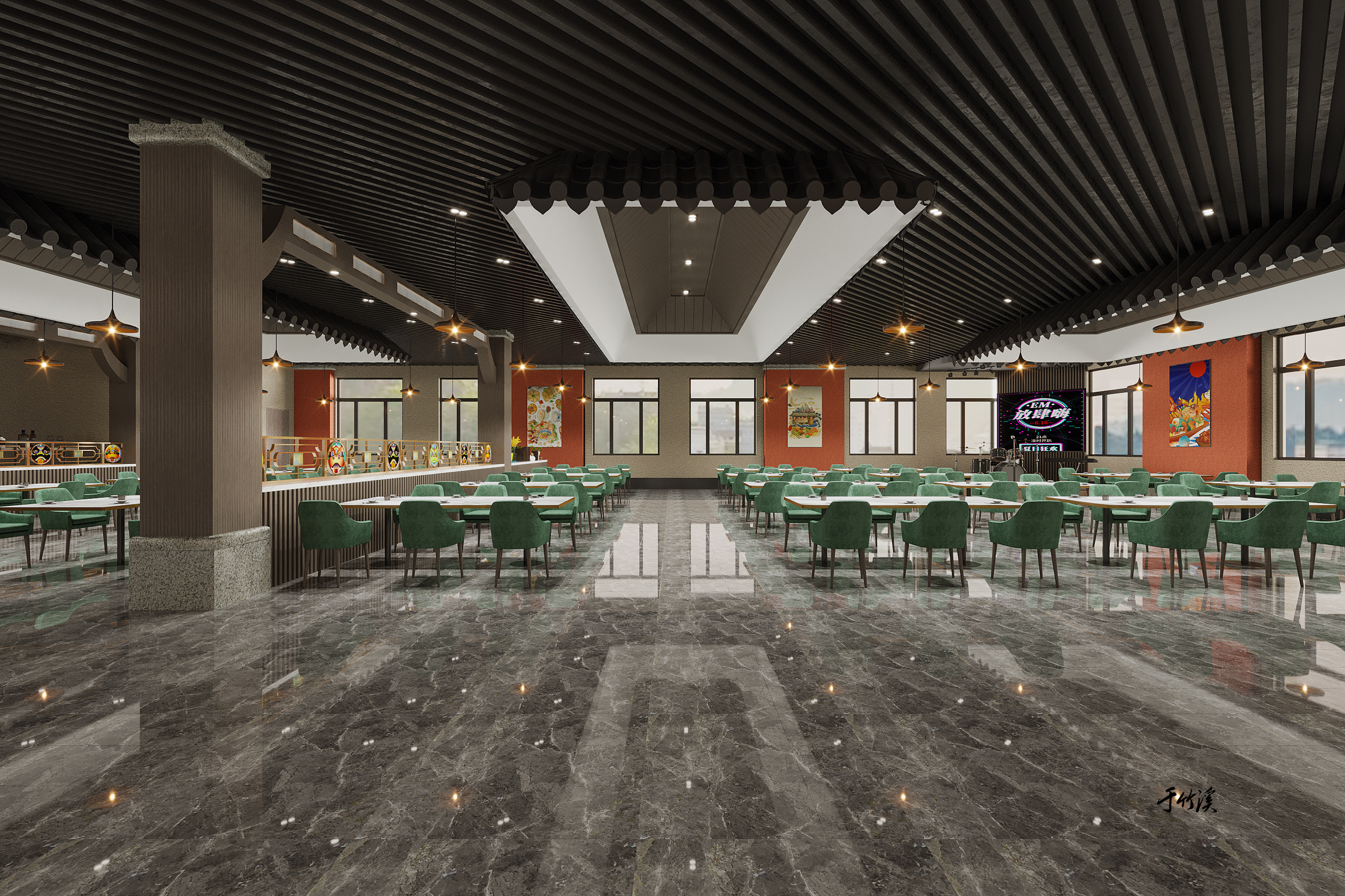 现代餐厅的创新设计 · 旅途中的彩虹-8