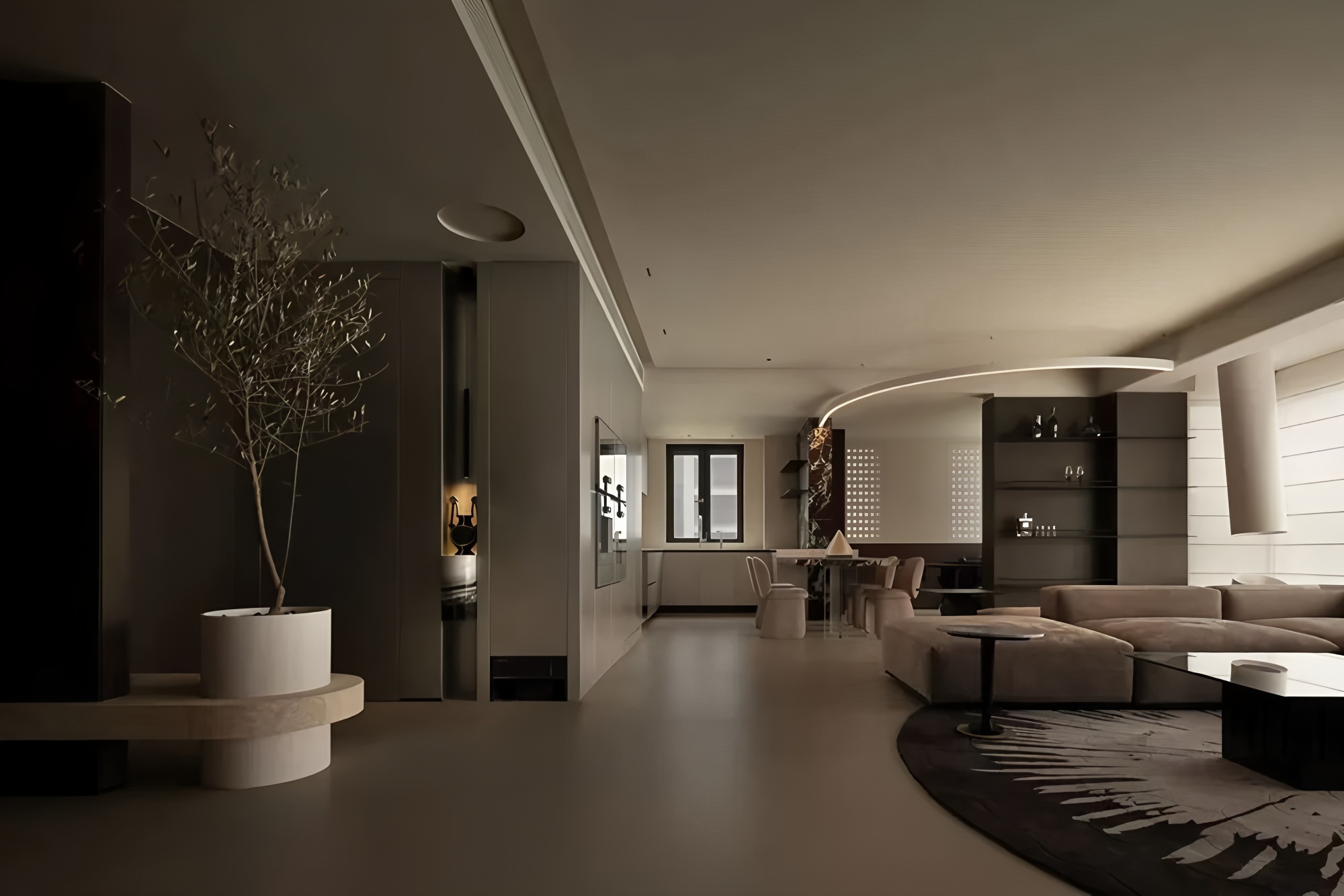 166㎡极简风格丨中国温州丨简印空间设计-15